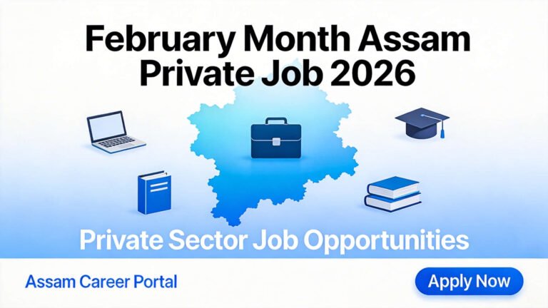 Assam Private Job Recruitment February 2026