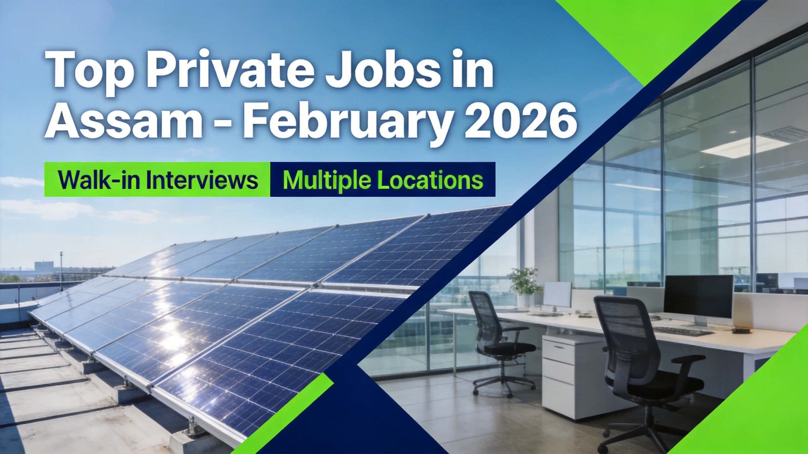 Top Private Jobs in Assam 2026 including Solar Company and Automobile Careers