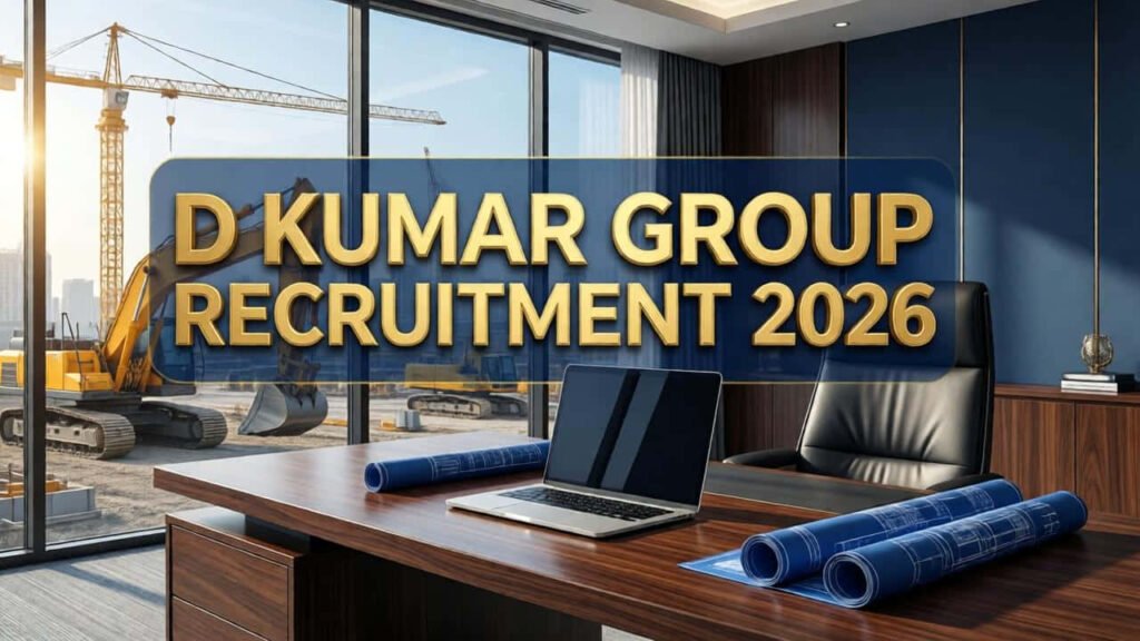 Official job notification for Deputy General Manager at D Kumar Group Guwahati.