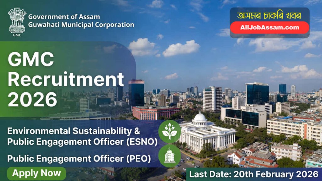 GMC Guwahati ESNO PEO Vacancy 2026
