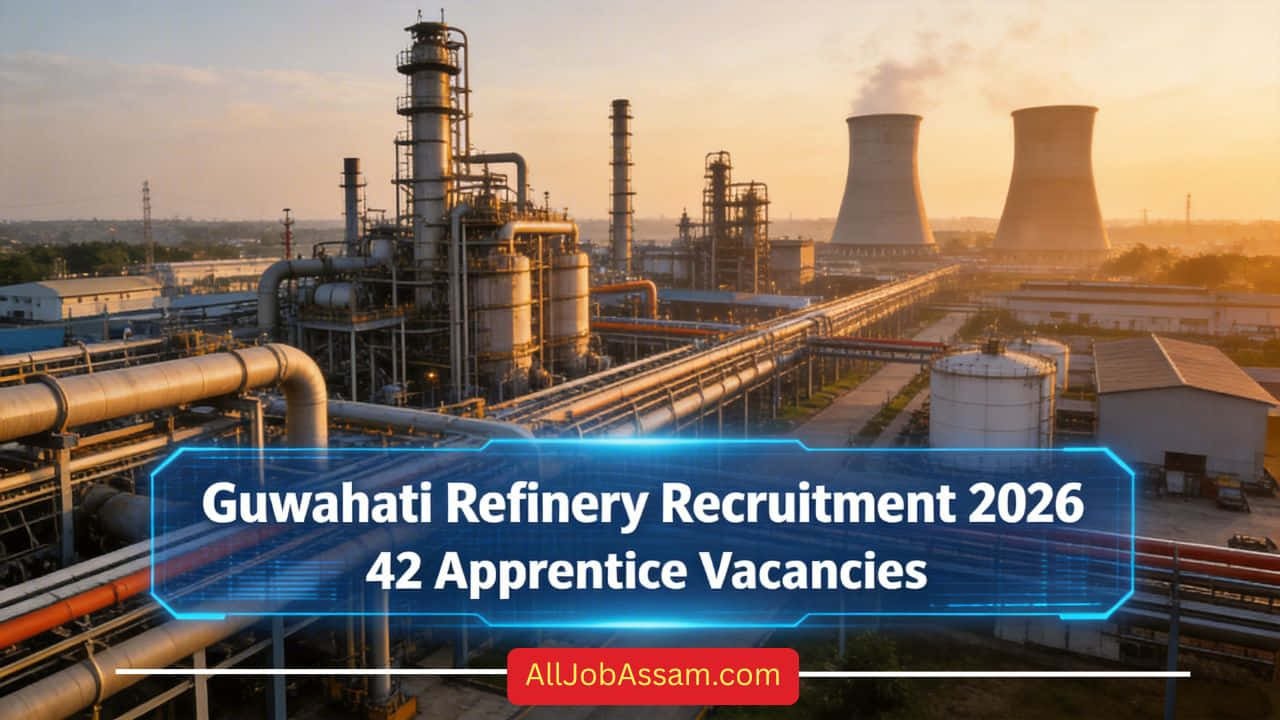 IOCL Guwahati Refinery apprentice recruitment 2026 banner