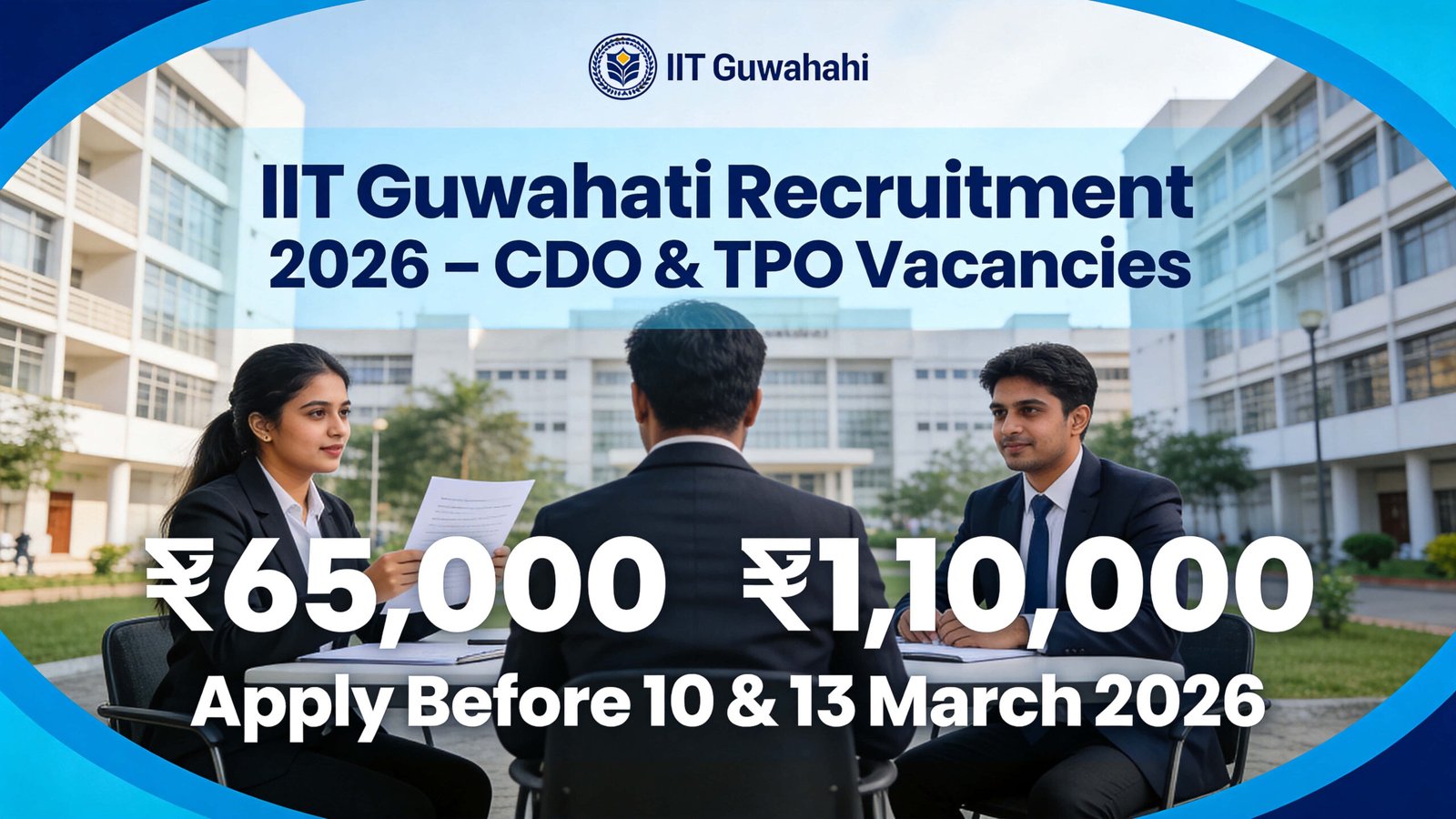 IIT Guwahati CDO TPO Vacancy 2026 Apply Online