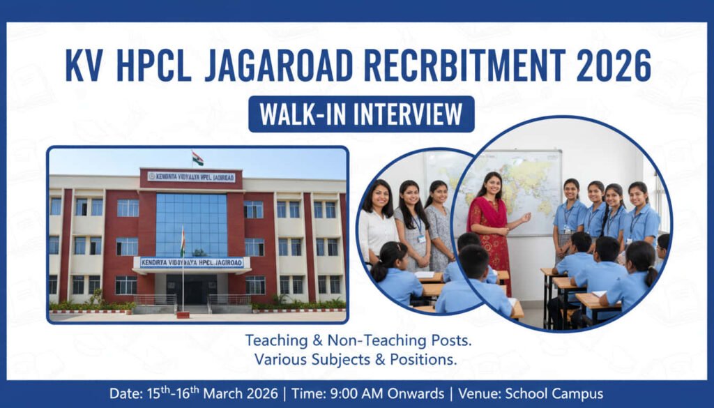 KV HPCL Jagiroad Recruitment 2026 Walk-in Interview