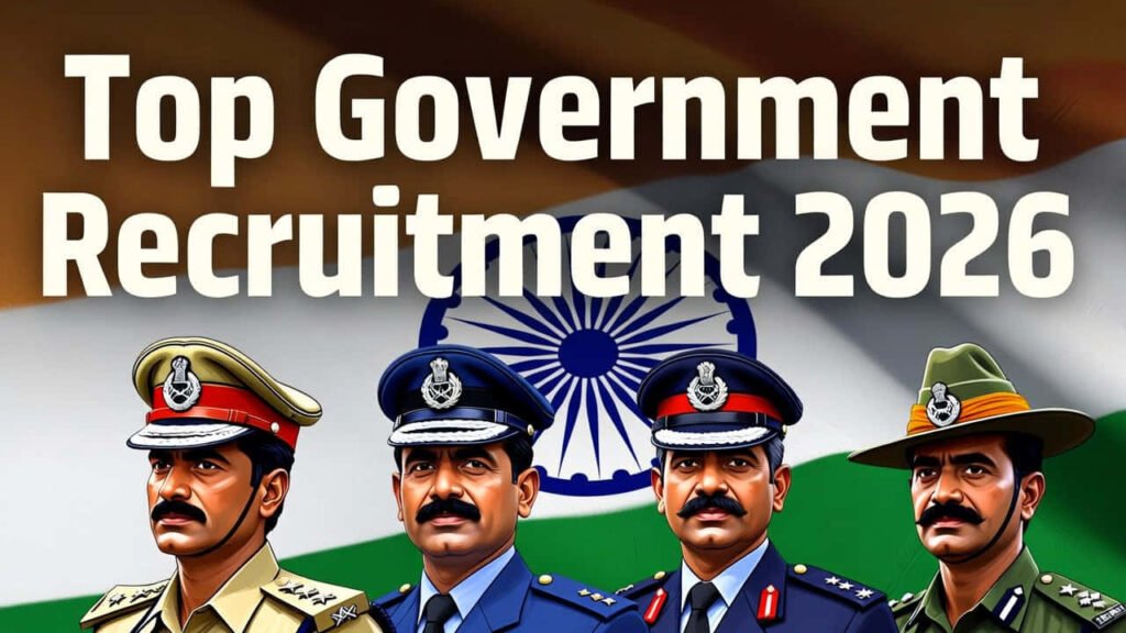 Top Government Recruitment 2026 Assam and Central Jobs