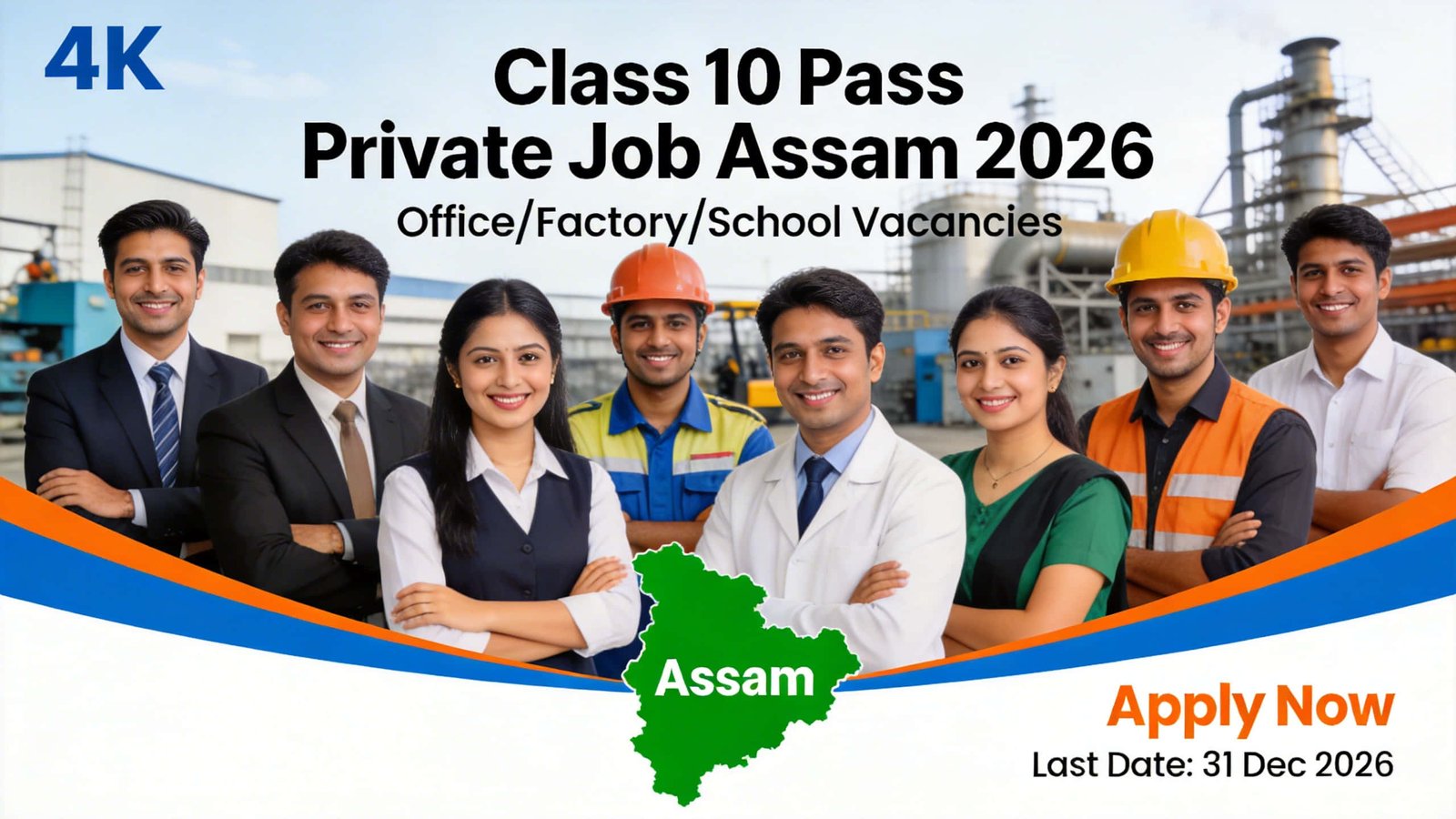 Class 10 Pass Private Job Assam 2026 Vacancy List