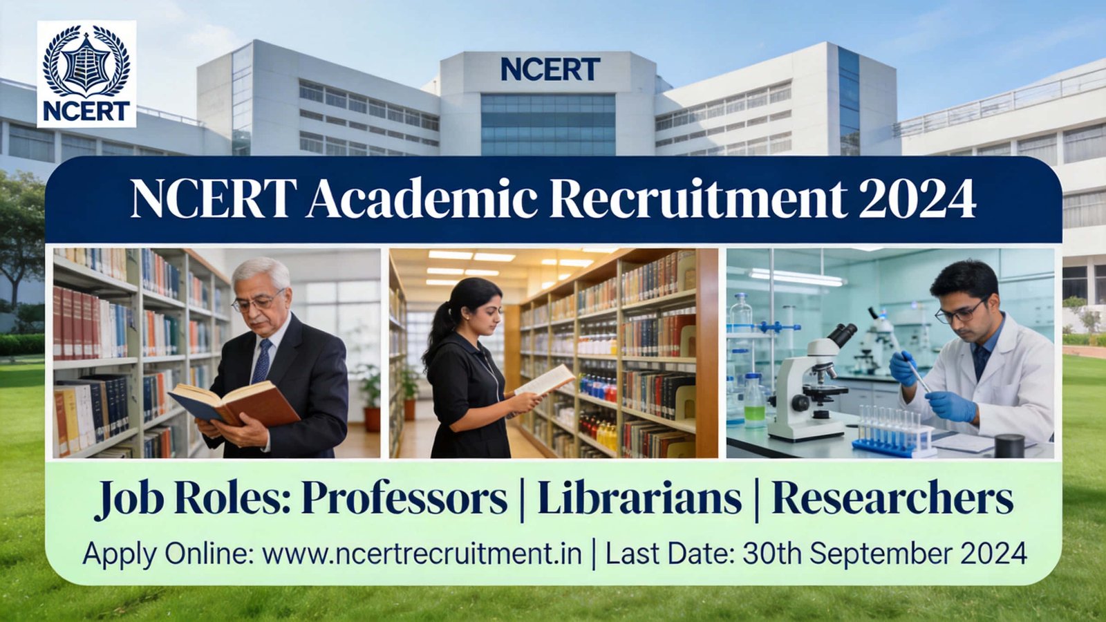 NCERT Professor Associate Professor Recruitment 2026