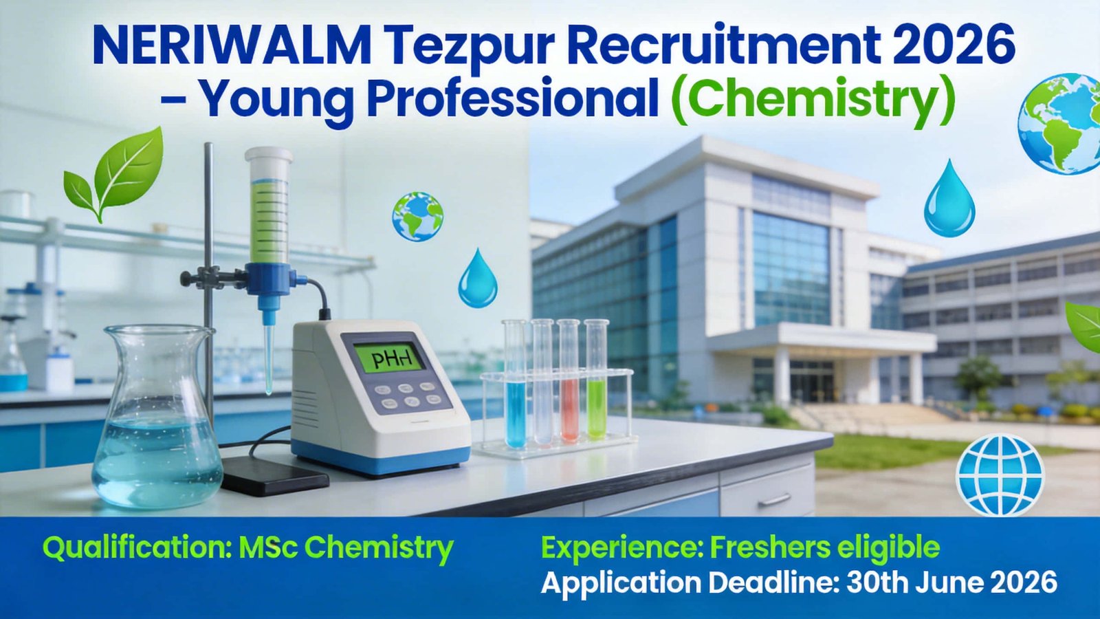 NERIWALM Tezpur Recruitment 2026 Young Professional Chemistry