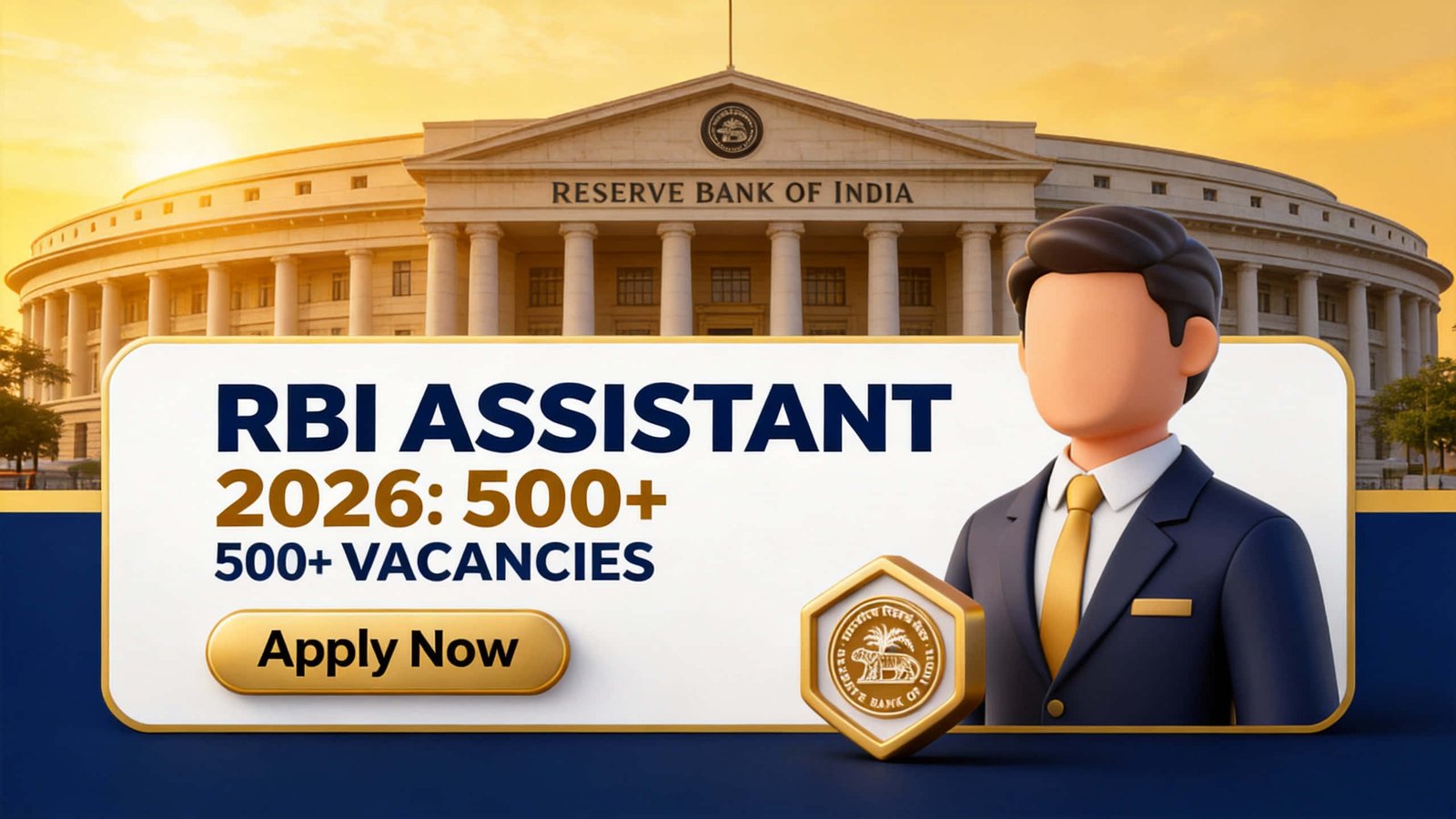 RBI Assistant 2026 apply online notification