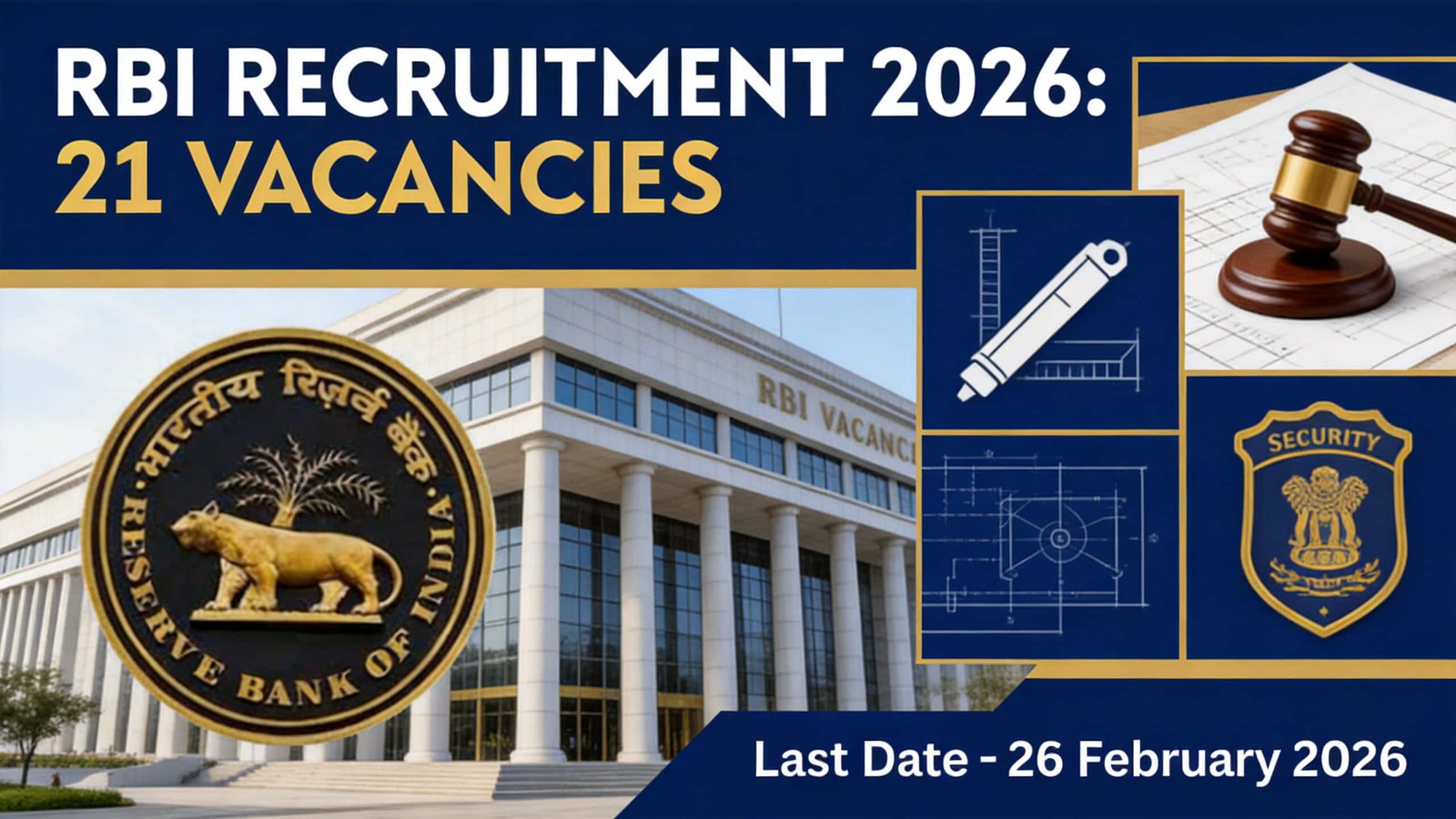 Reserve Bank of India recruitment 2026 building image