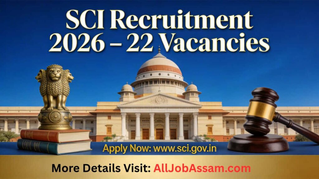 Supreme Court of India Recruitment 2026 Notification