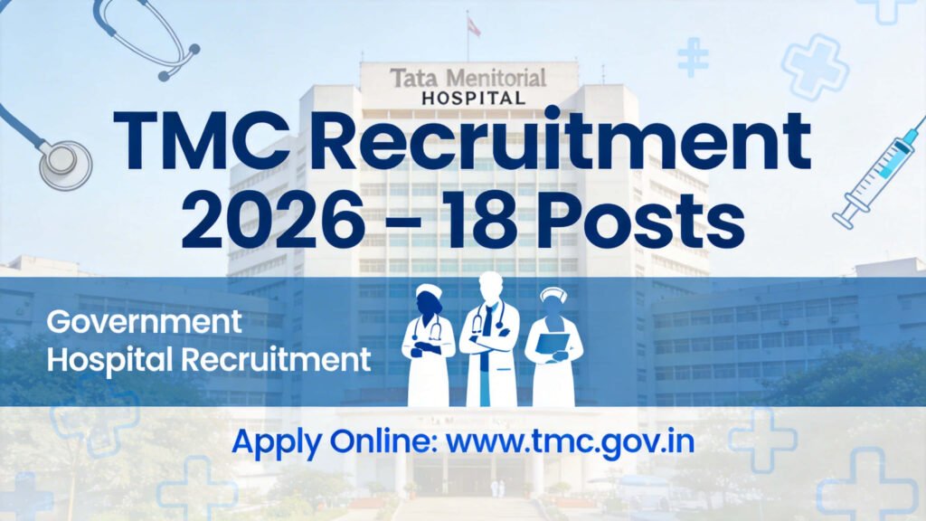 Tata Memorial Centre Recruitment 2026 Notification PDF
