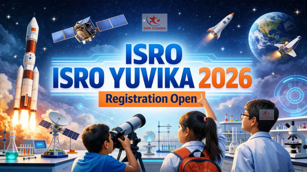 ISRO YUVIKA 2026 Registration for Young Scientist Programme ISRO YUVIKA 2026 registration open for Class 9 students Young Scientist Programme