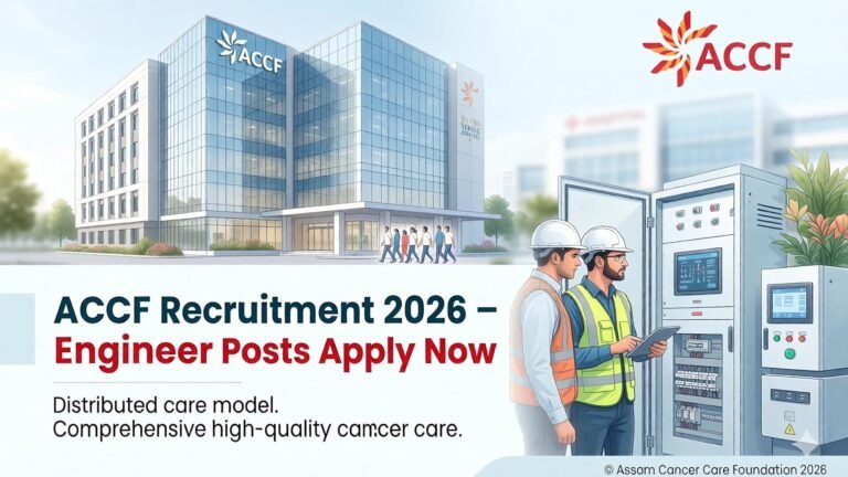 Assam Cancer Care Foundation Recruitment 2026 Engineer Vacancy