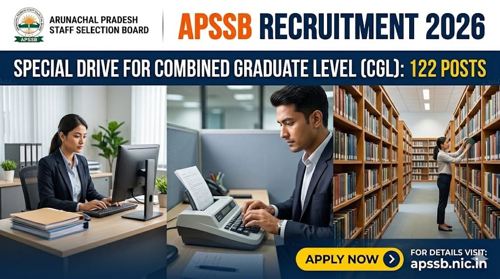 APSSB CGL Recruitment 2026 UDC PA Librarian