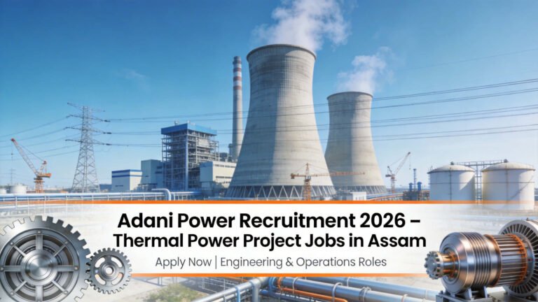 Adani Power Recruitment 2026 Thermal Project Chapar Dhubri Assam