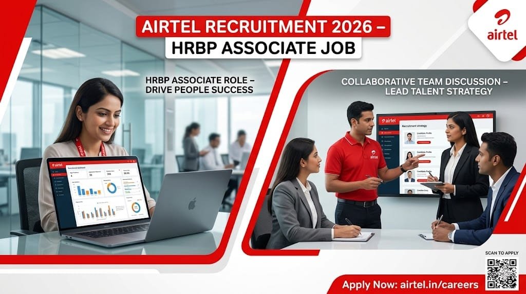 Airtel HRBP Associate Job 2026 Guwahati