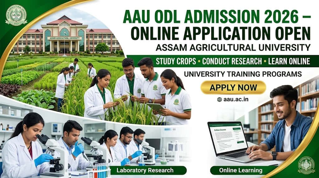 AAU ODL Admission 2026 Online Application