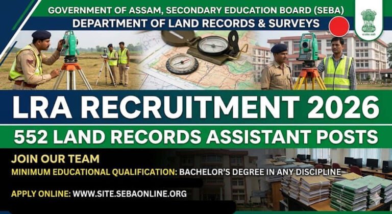LRA Recruitment 2026 Land Records Assistant Vacancy
