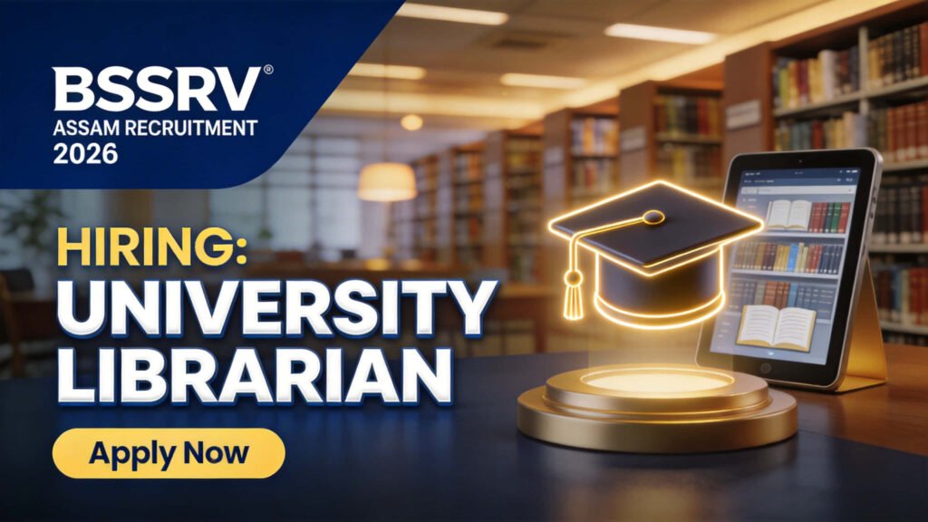 BSSRV Librarian Recruitment 2026