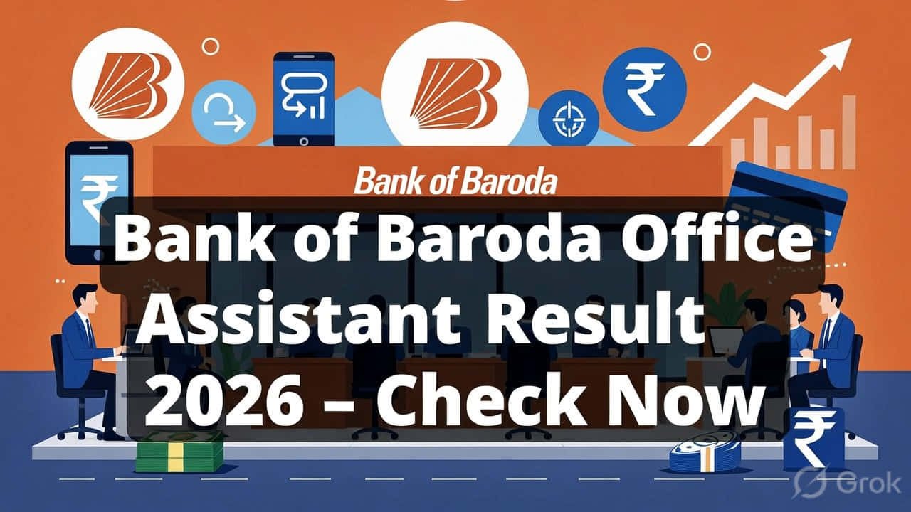 Bank of Baroda Office Assistant Result 2026