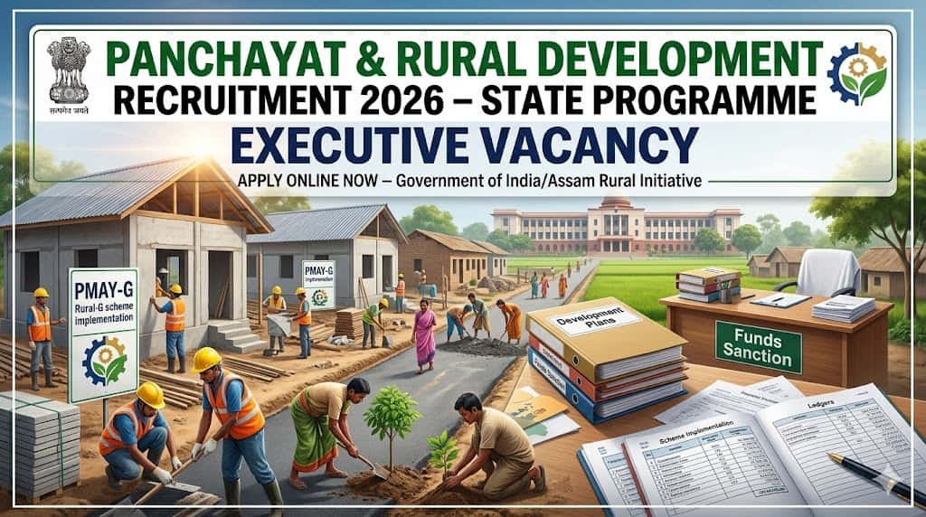 Panchayat & Rural Development Recruitment 2026 Assam