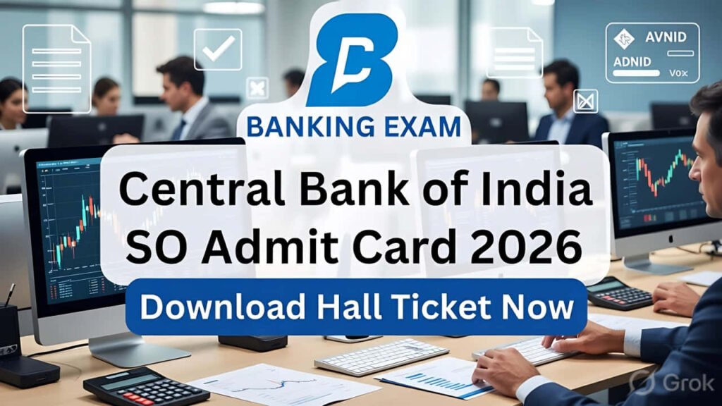 Central Bank of India SO Admit Card 2026 Download