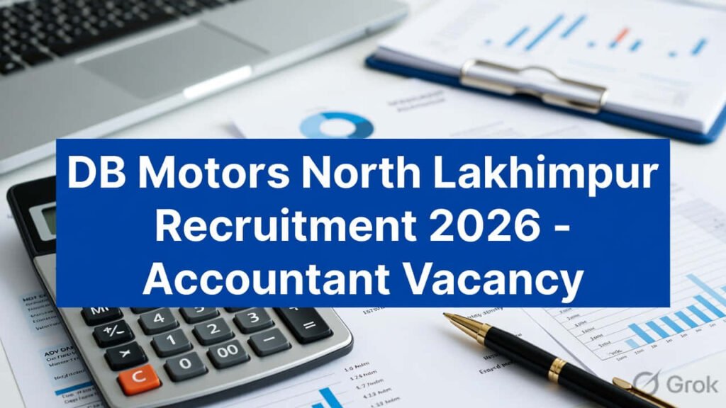 DB Motors North Lakhimpur Accountant Recruitment 2026