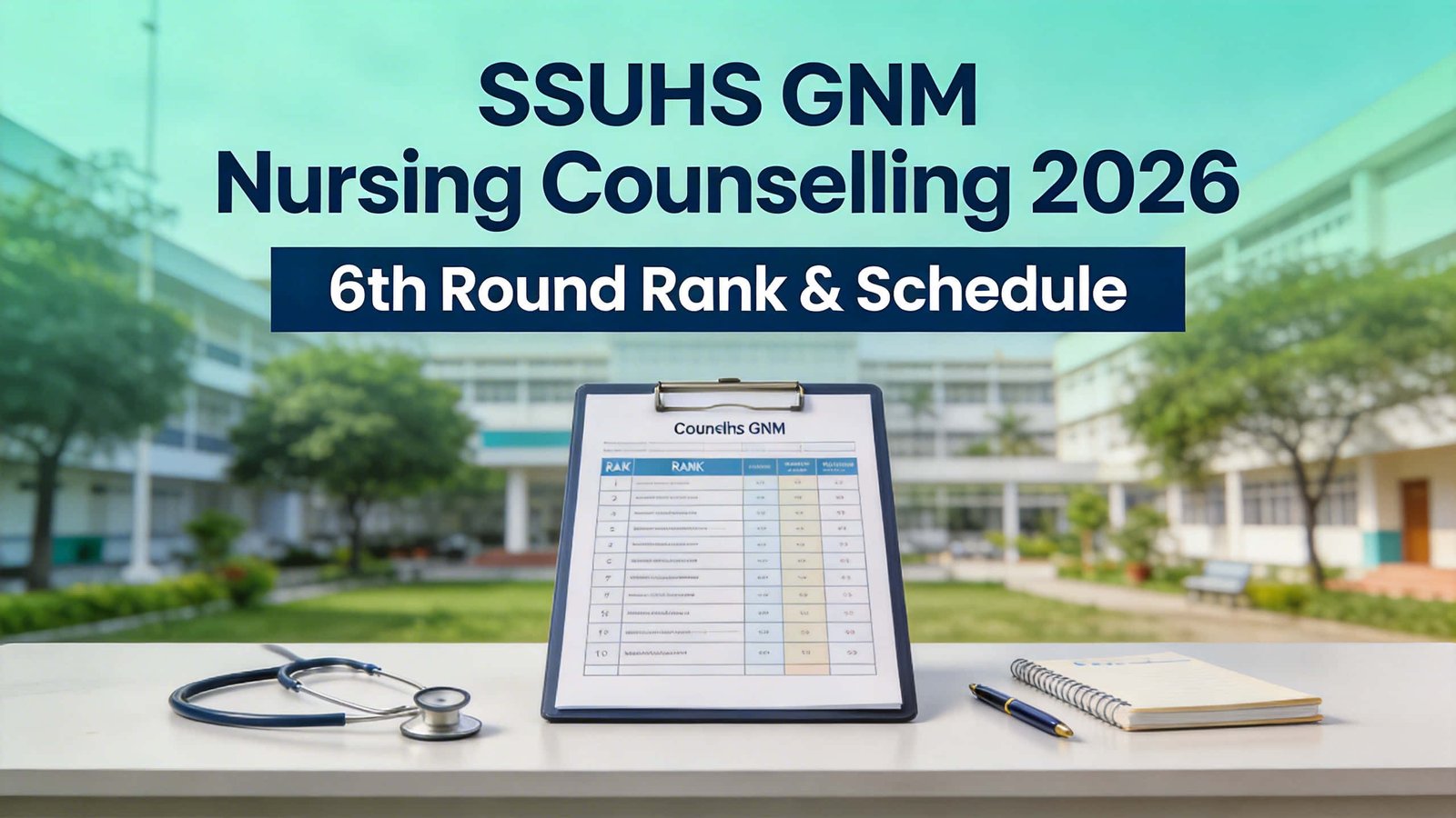 DHS Assam GNM Nursing 6th Round Counselling Notification 2026