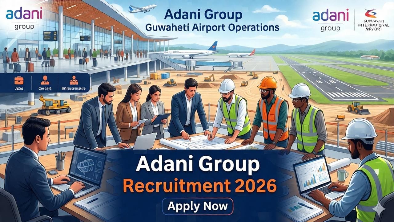 Adani Group Guwahati Airport Job Recruitment 2026