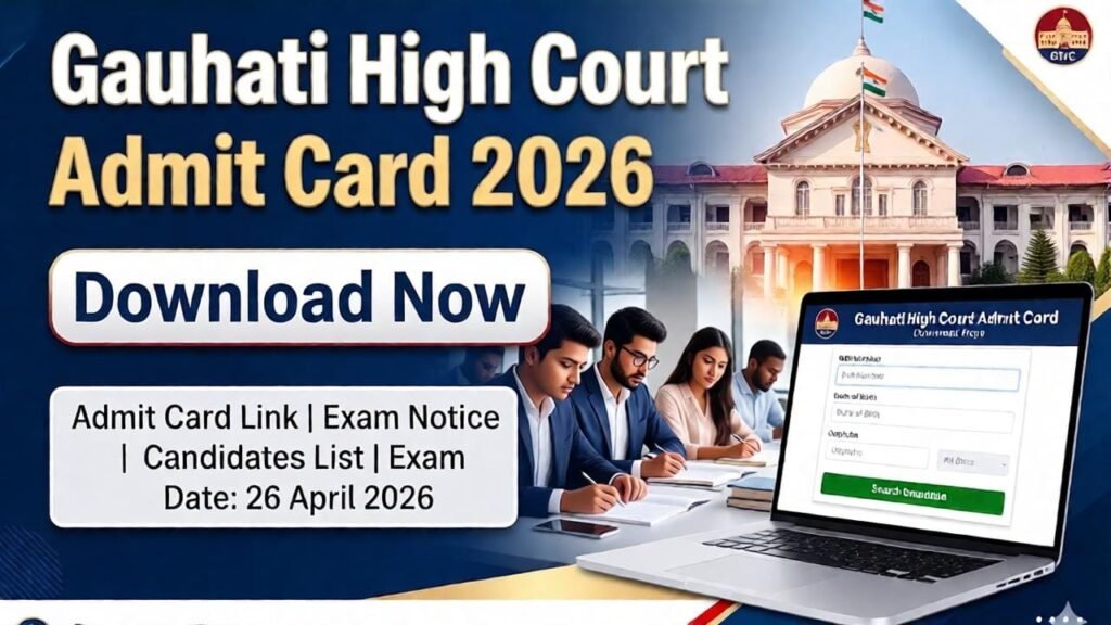Gauhati High Court Admit Card 2026 Download