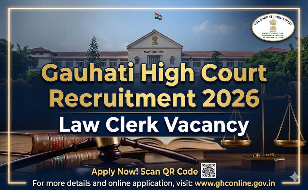 Gauhati High Court Law Clerk Recruitment 2026