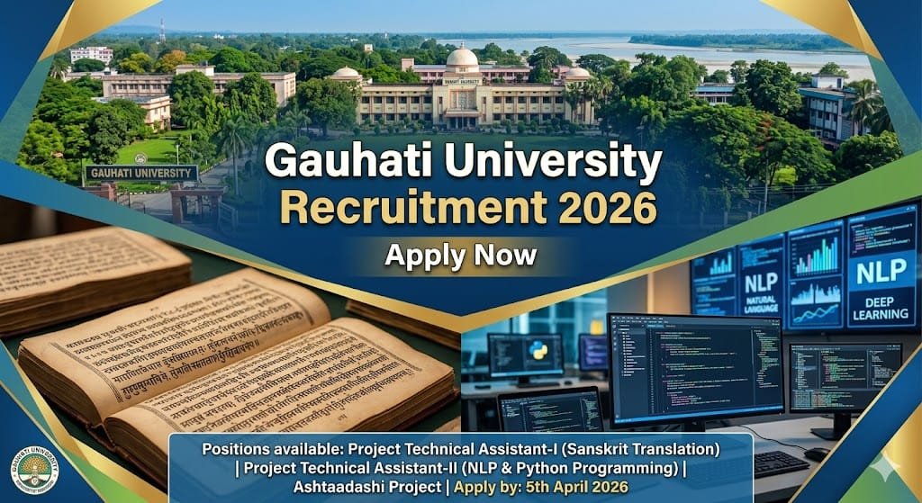 Gauhati University Recruitment 2026 Notification