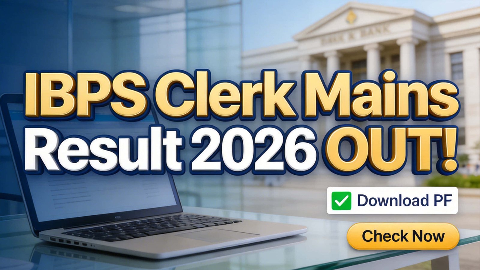 IBPS Clerk mains result 2025 scorecard and cutoff released