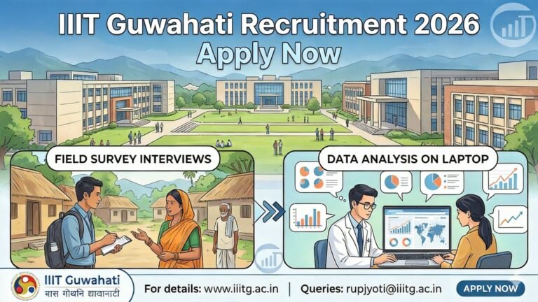 IIIT Guwahati Recruitment 2026 Field Investigator Job