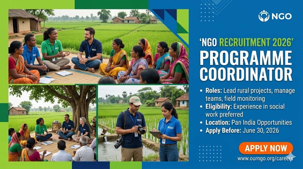 NGO Programme Coordinator Job Assam 2026