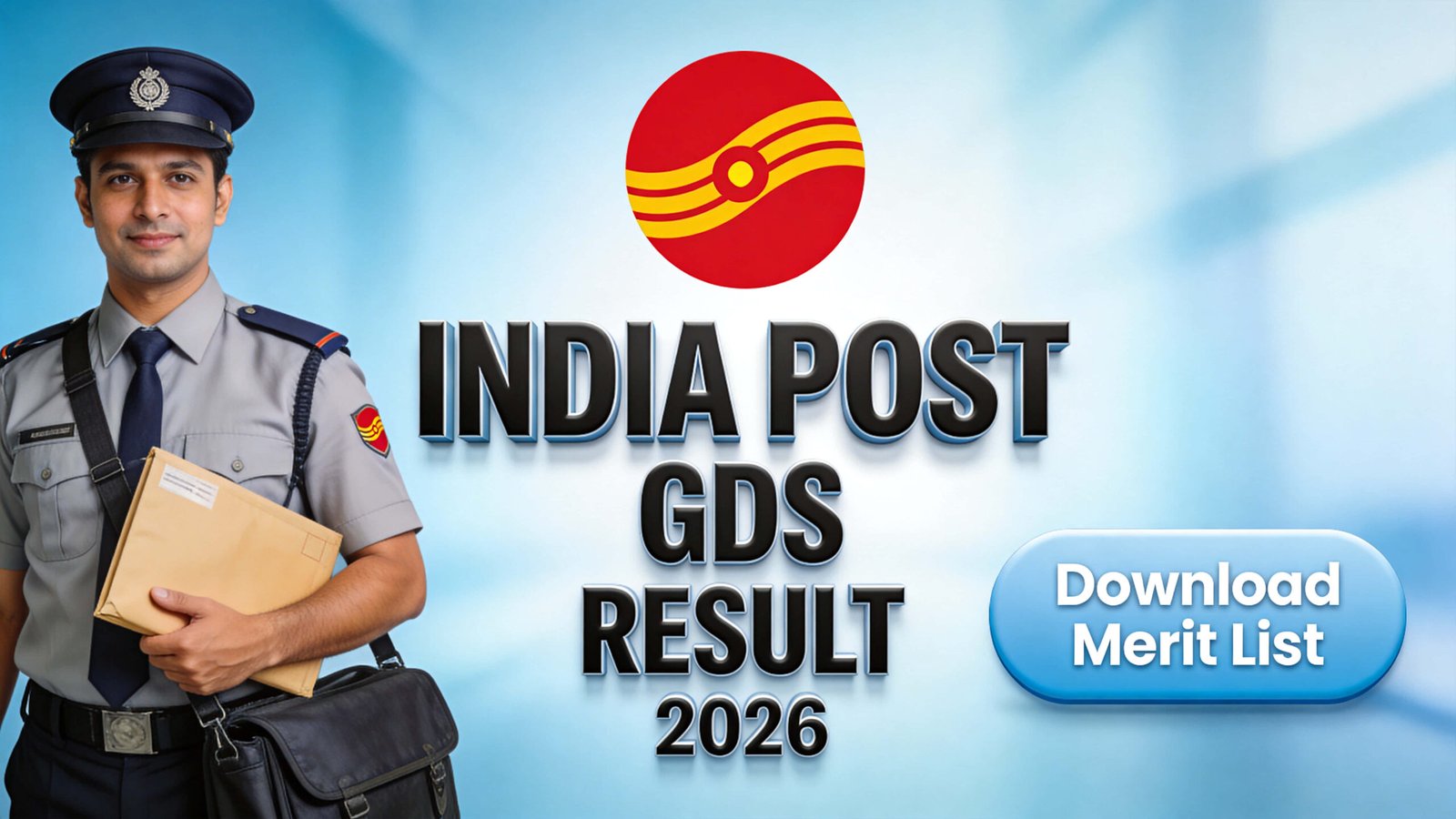 India Post GDS Result 2026 Declared Download Merit List PDF