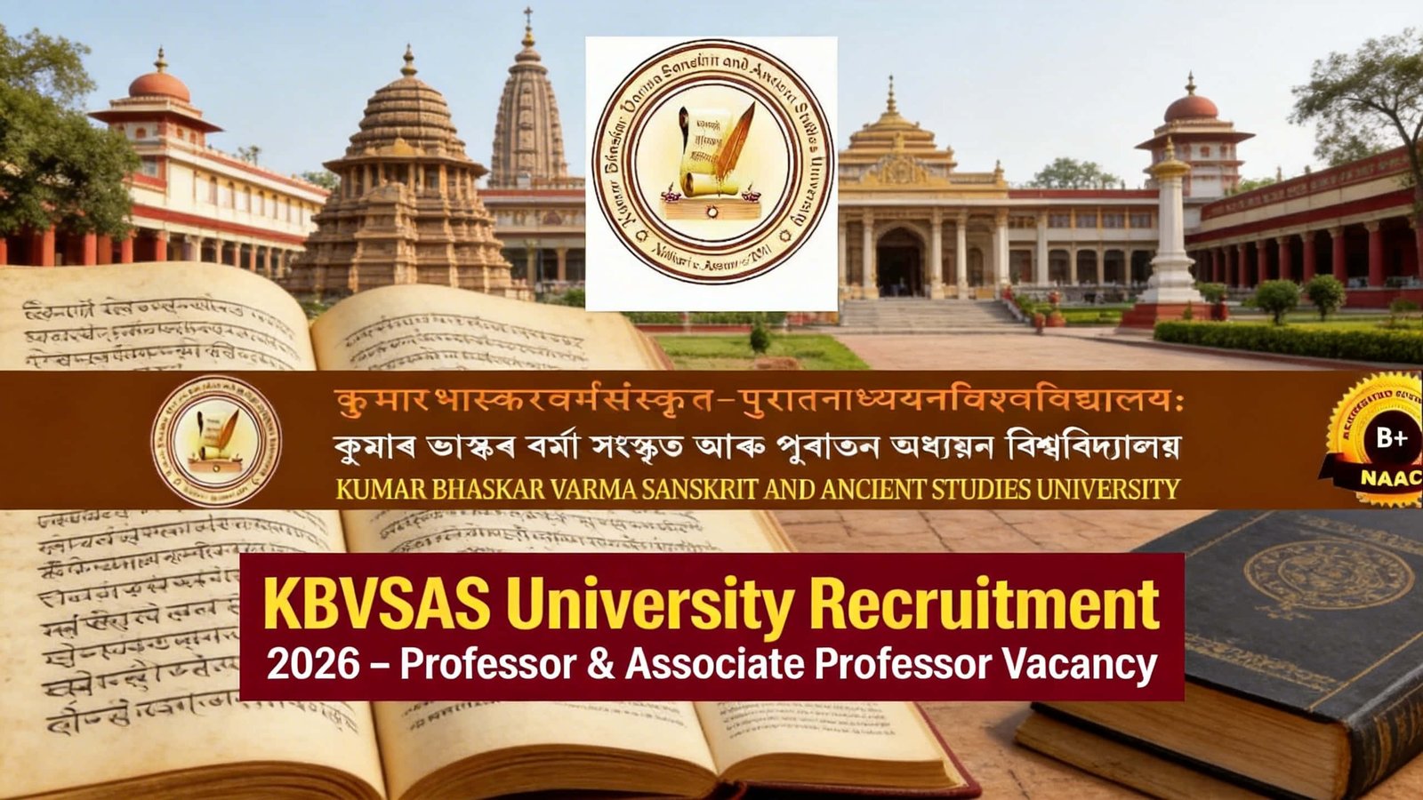 KBVSAS University Recruitment 2026 Professor Vacancy
