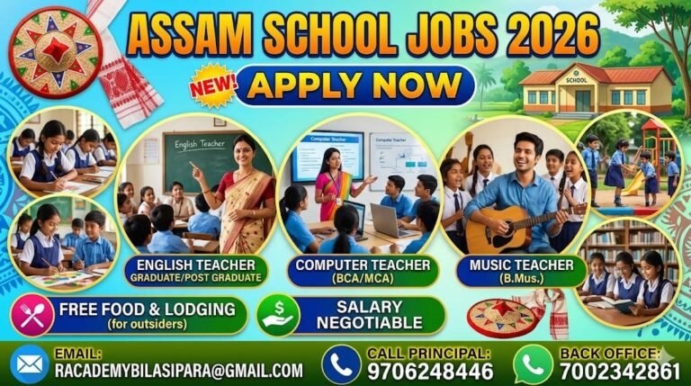 Assam Private School Teacher Recruitment 2026