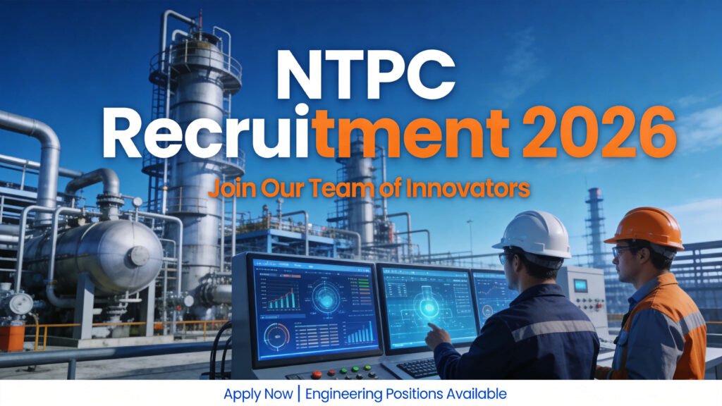NTPC Recruitment 2026 Senior Manager Engineer Green Chemicals Vacancy