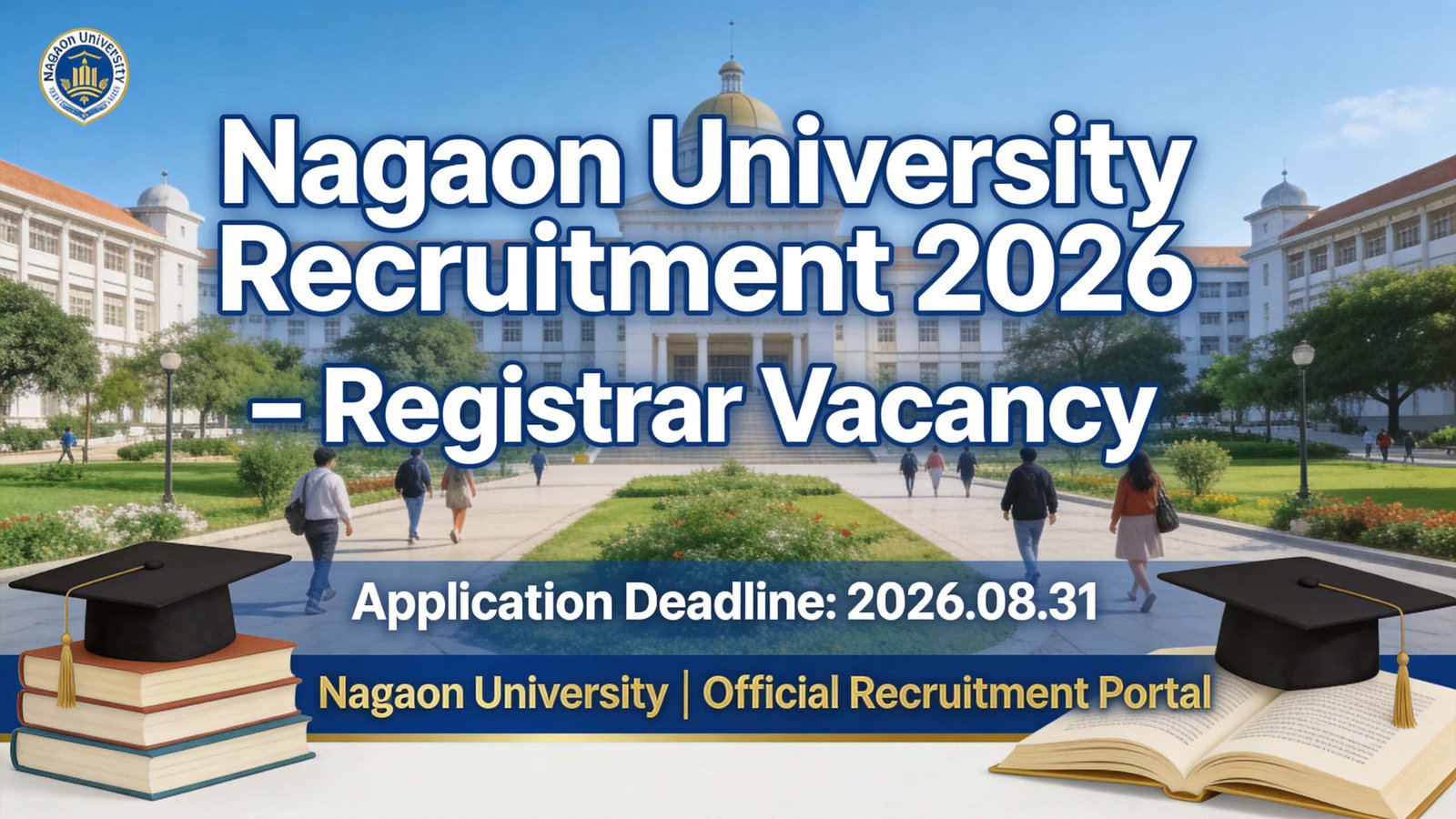 Nagaon University Recruitment 2026 Registrar Vacancy Notification