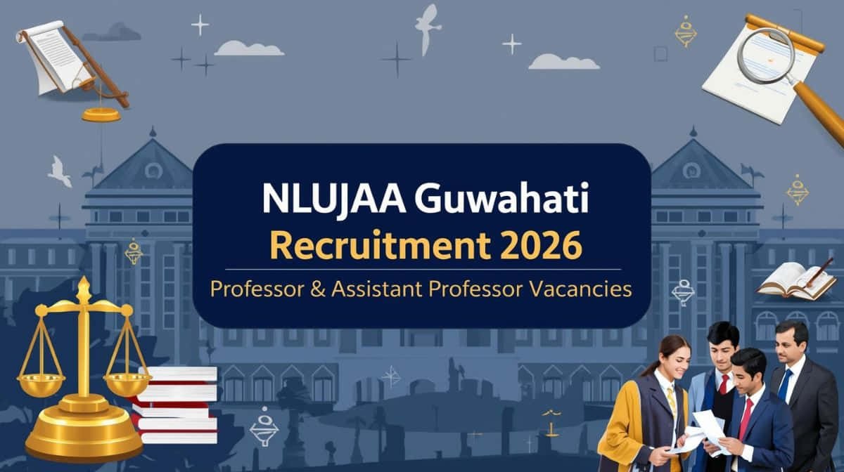 NLUJAA Recruitment 2026 Teaching Posts