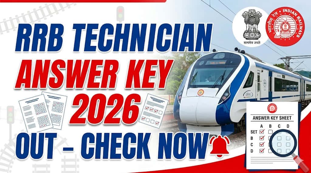 RRB Technician Answer Key 2026 Download