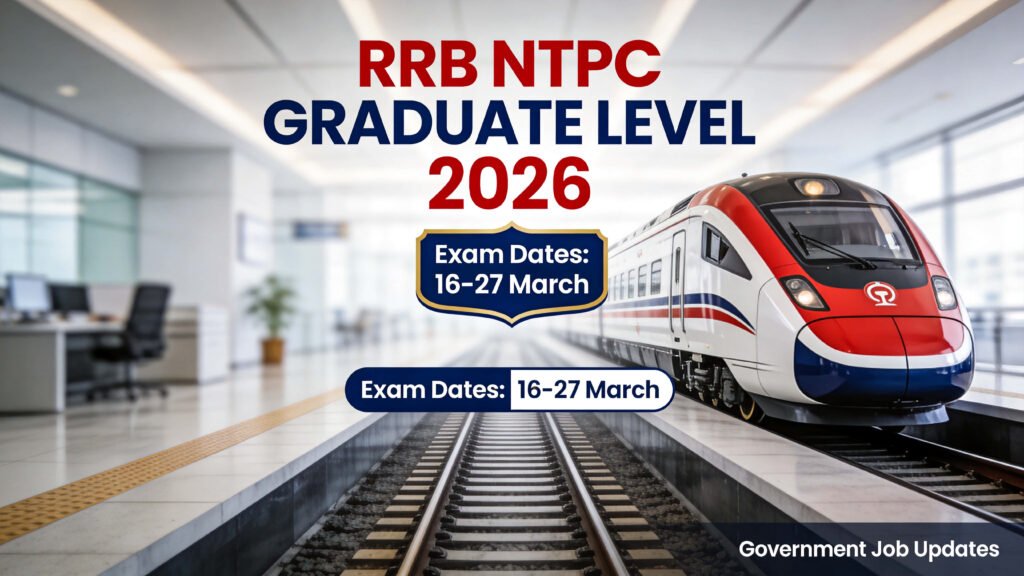 RRB NTPC Graduate Level 2026 Exam City Intimation and Admit Card Download