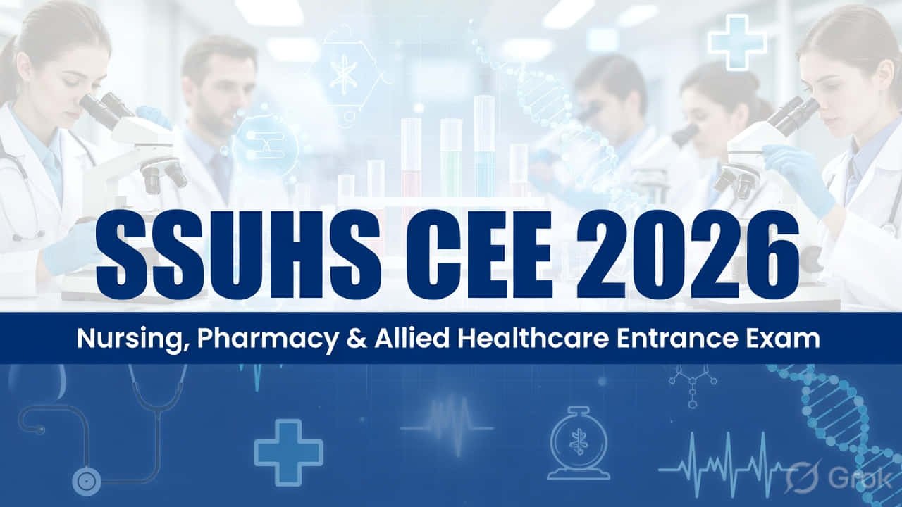 SSUHS CEE 2026 Entrance Exam Notification