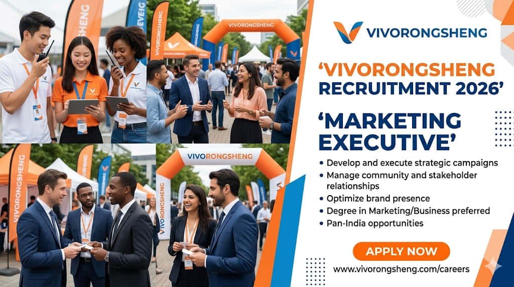 Vivorongsheng Recruitment 2026 Marketing Executive Job Assam