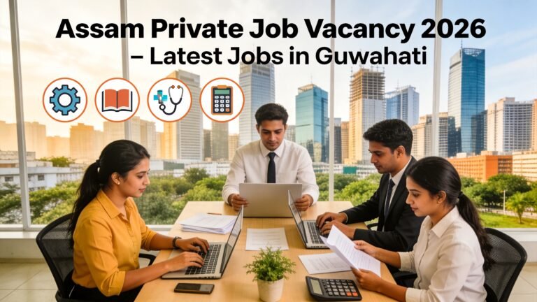 Assam Private Job Vacancy 2026 Latest Jobs in Guwahati and Assam