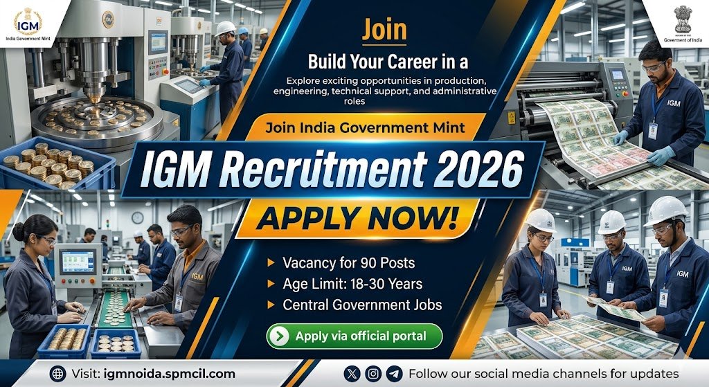 India Government Mint Recruitment 2026 Notification