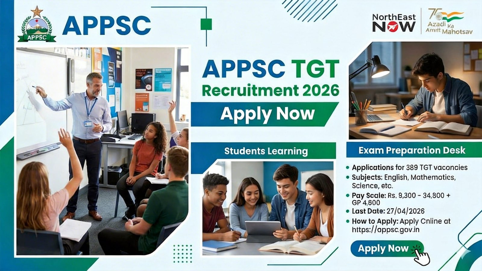 APPSC TGT Recruitment 2026 Teacher Job
