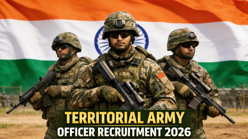Territorial Army Recruitment 2026 – Apply Online for Officer (Lieutenant) Posts
