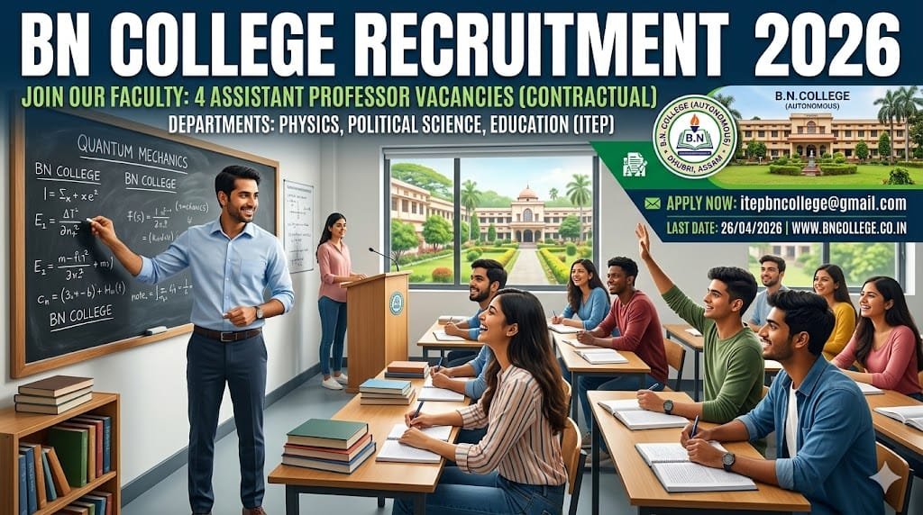 BN College Dhubri Recruitment 2026